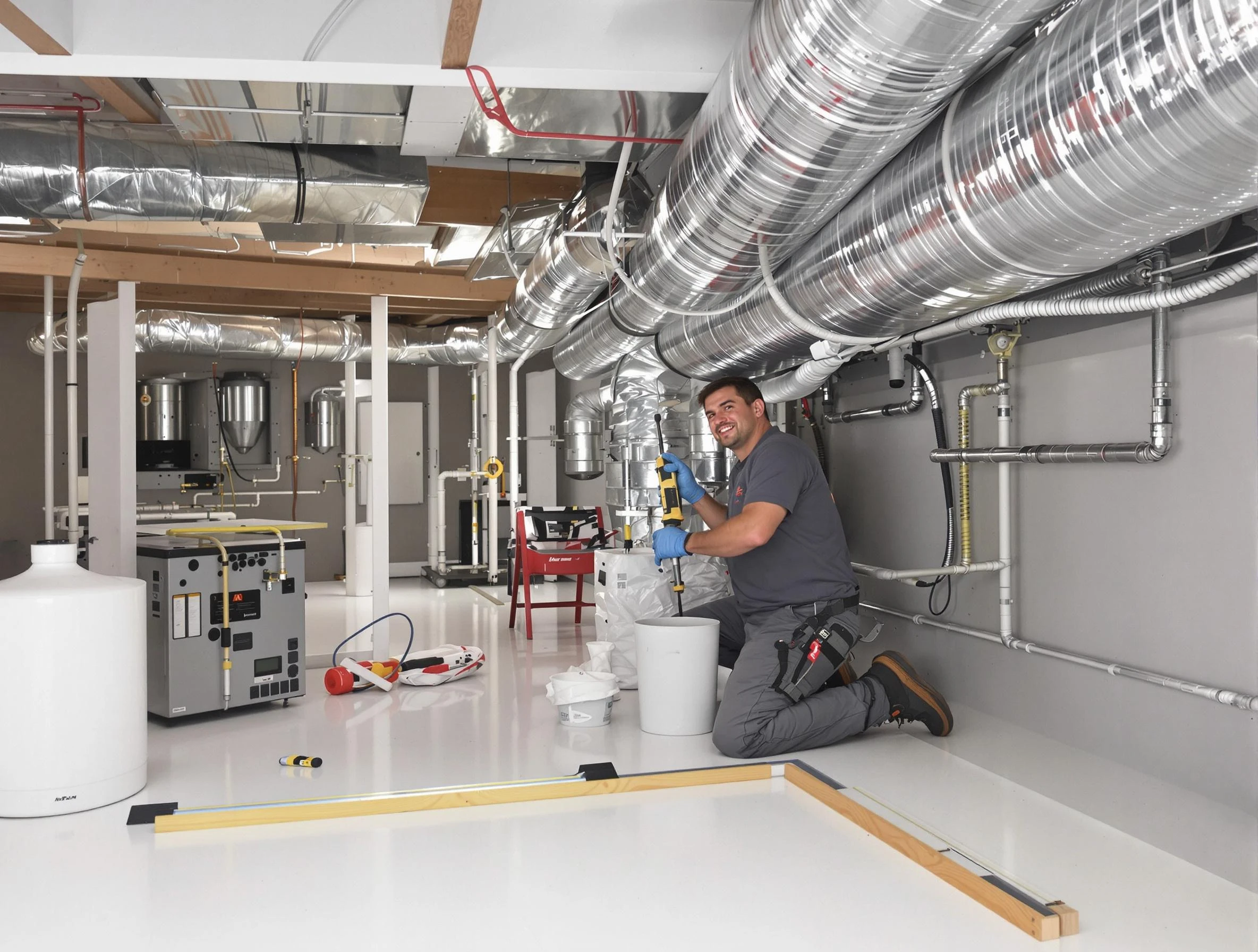 Professional duct sealing service by Citrus Park Air Duct Cleaning in Citrus Park