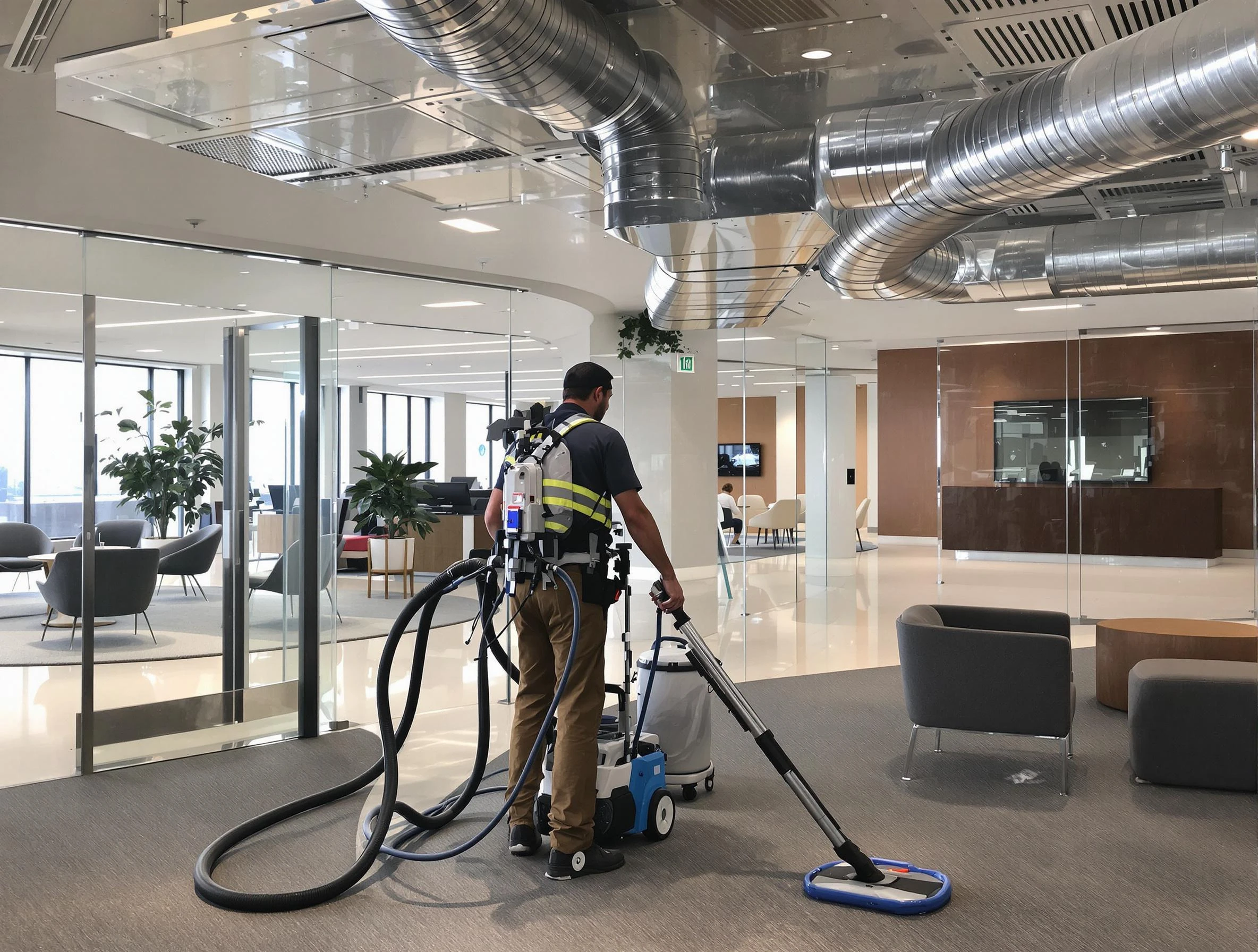 Commercial duct cleaning service by Citrus Park Air Duct Cleaning in Citrus Park