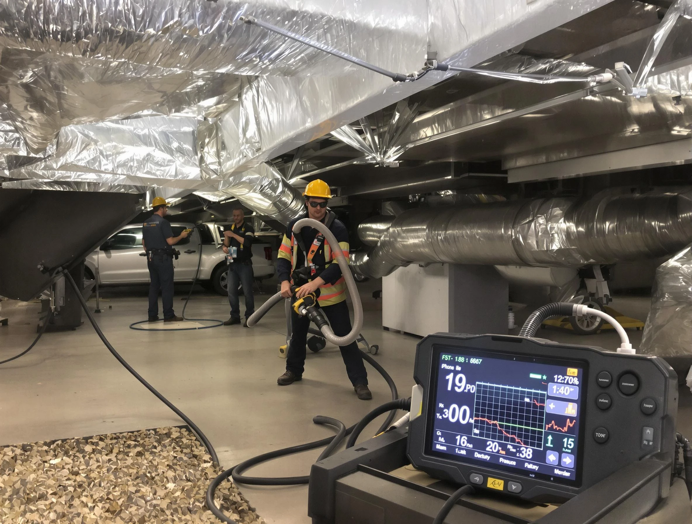 Professional negative pressure duct cleaning by Citrus Park Air Duct Cleaning in Citrus Park