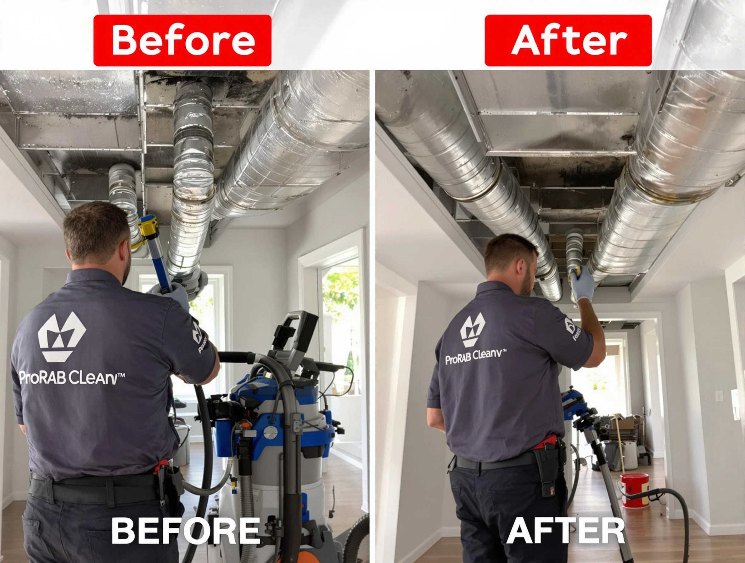 Citrus Park Air Duct Cleaning expert performing thorough residential duct cleaning in a Citrus Park home